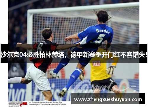 沙尔克04必胜柏林赫塔，德甲新赛季开门红不容错失!